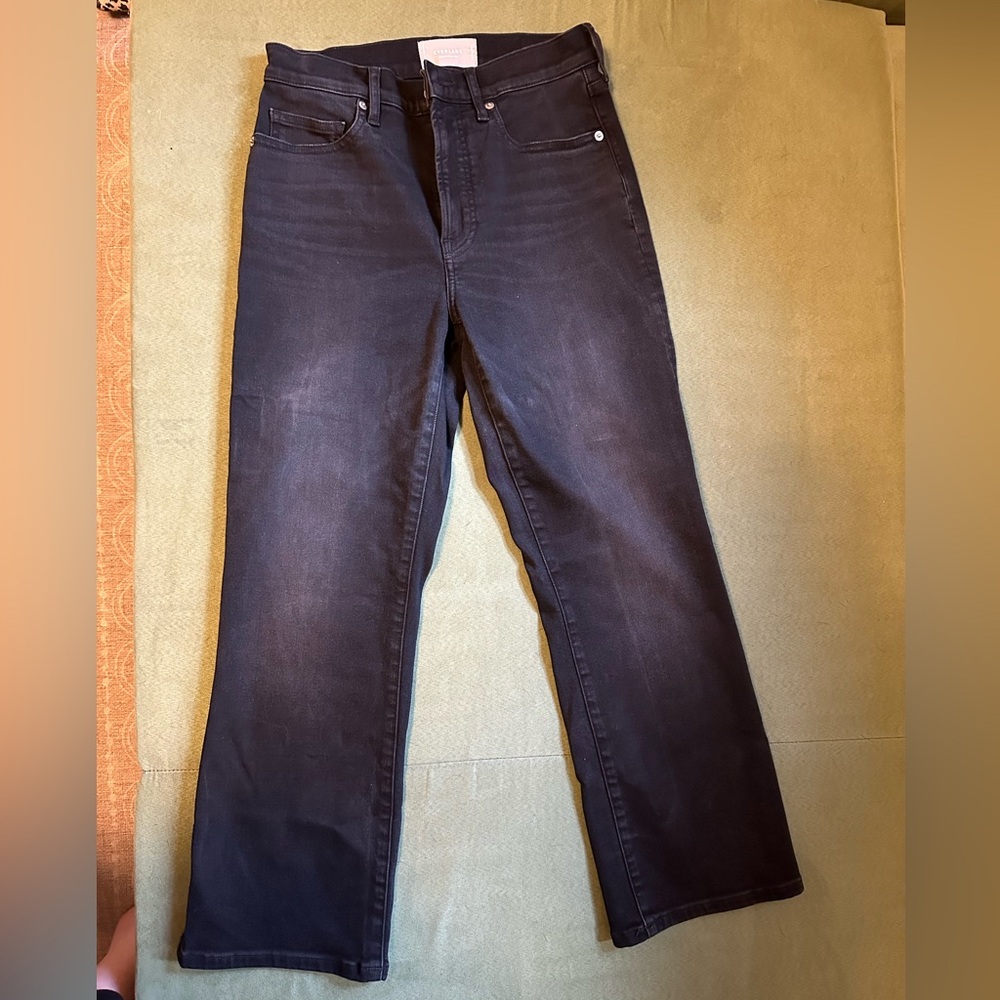 Everlane kick crop Jean sz 27 black